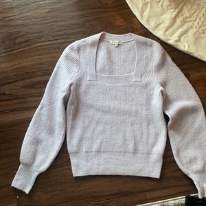 Madewell wool square neck sweater